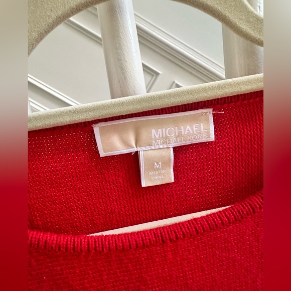 Michael Kors red Christmas sweater, size M - Picture 3 of 10
